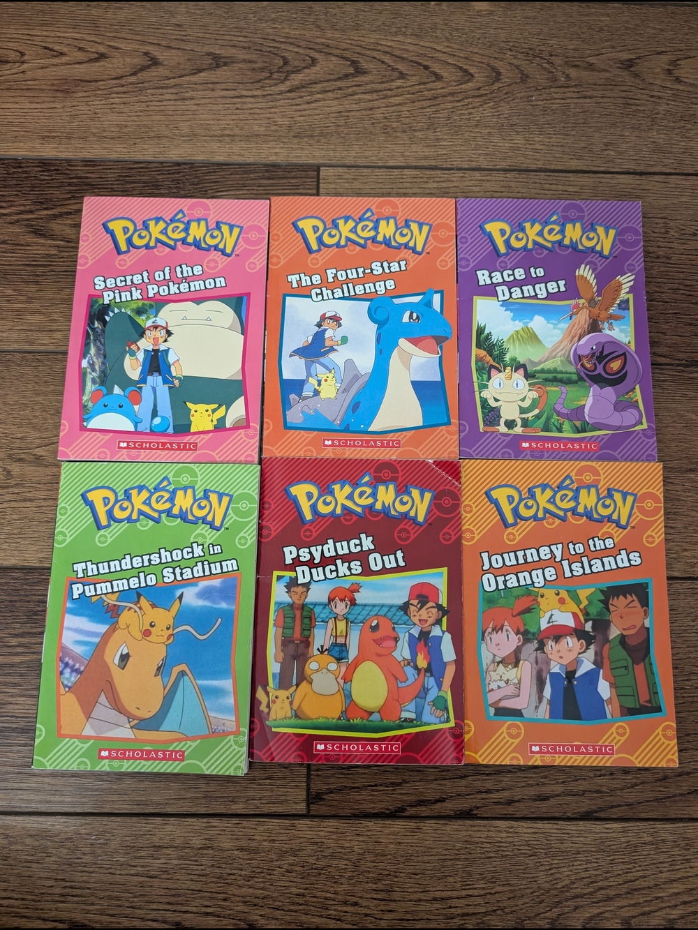 Lot of 6 Pokémon Scholastic Chapter‎ Books